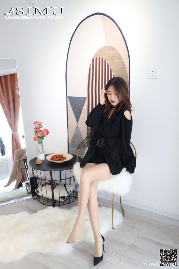 丝慕写真 特写集 TX018 米朵《经典的肉丝》-像素点