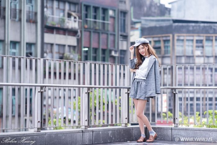 台湾美女 – 陈郁晴(羽晴Min) 基隆车站 & 中山陆桥-像素点