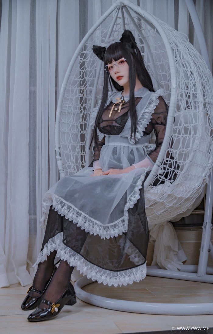 COS 小姐姐@起司块wii 仆系嫌黑透明-像素点