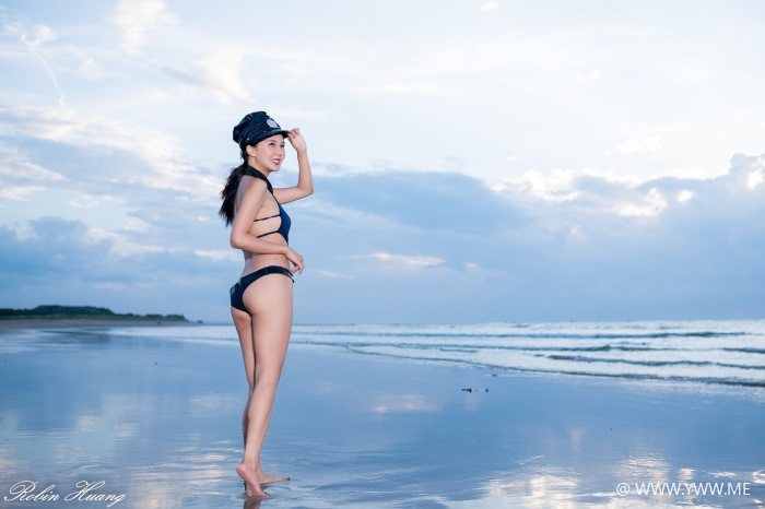 台湾美女 – 陈郁晴(羽晴Min) 浅水湾 & 洲子湾-像素点