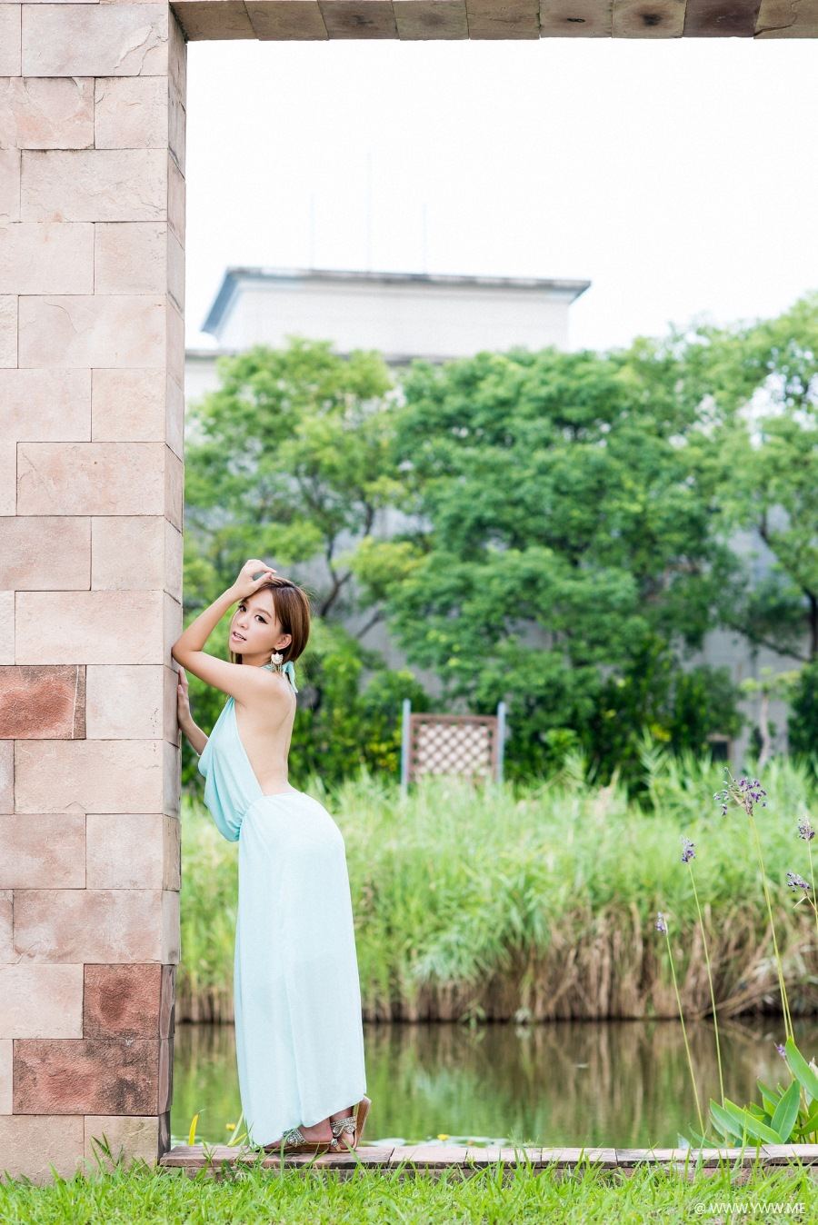 台湾美女 – 陈钰洁(Kitty) 花博园区-像素点