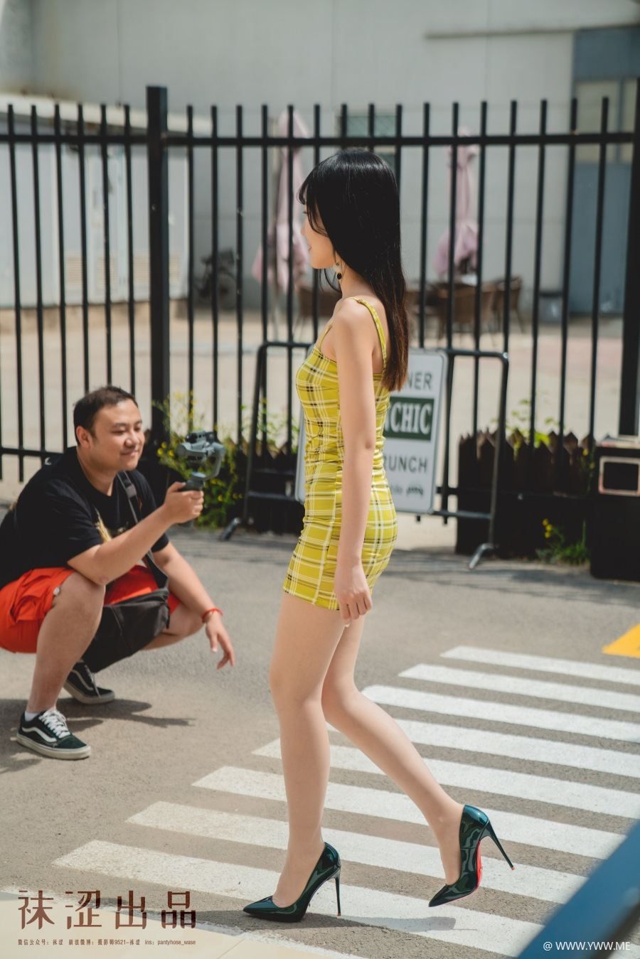 袜涩写真 VOL.060 女粉丝脸脸紧身裙-像素点