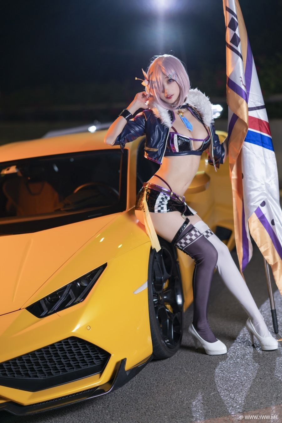 微博小姐姐 @周叽是可爱兔兔 玛修赛车-像素点