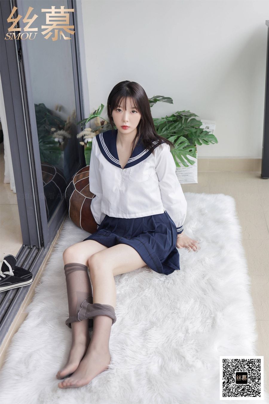 丝慕写真 SM380 天天一元 模特:学妹《JK少女》-像素点