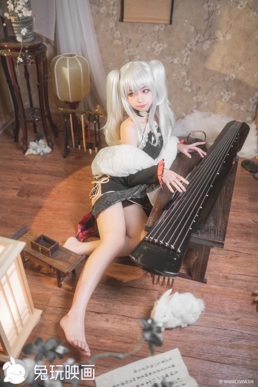 知名Coser@蠢沫沫 旗袍萝莉-像素点