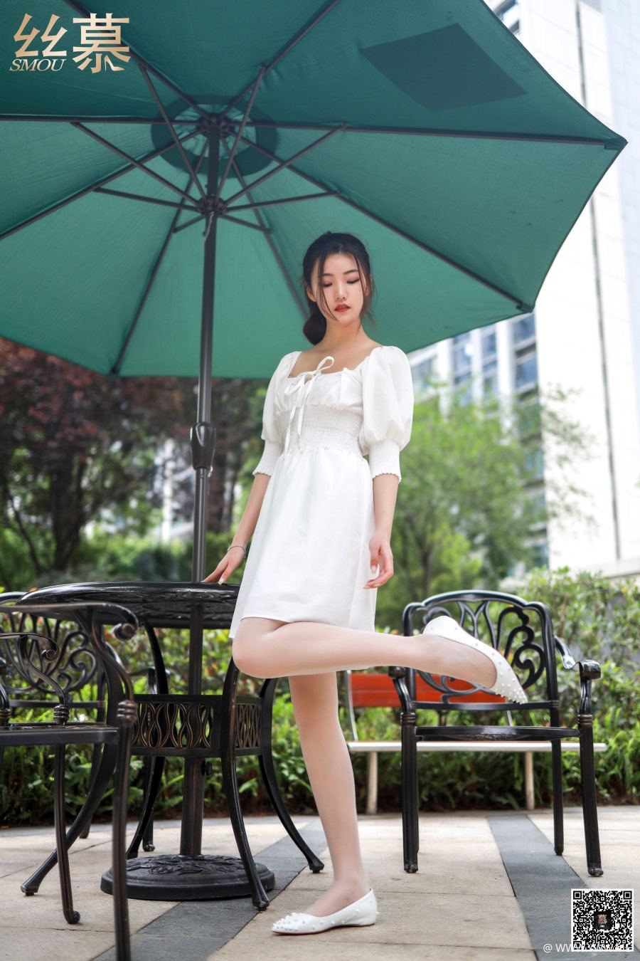丝慕写真 特写集 TX030《阳光下的白丝光影》-像素点