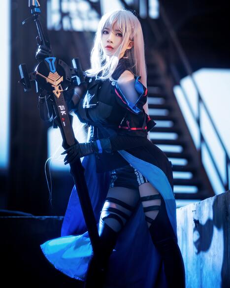 萝莉风COS 桜桃喵 – 斯卡蒂