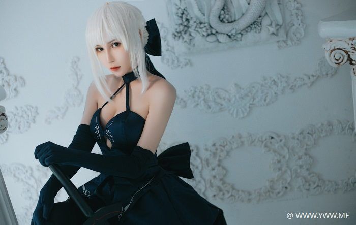 高冷女王范主播@Vams子 – 黑贞-像素点