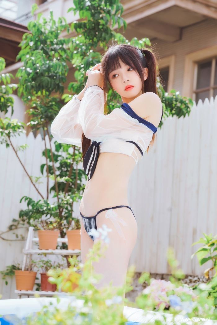 萝莉风COS 桜桃喵 – 无尽夏-像素点