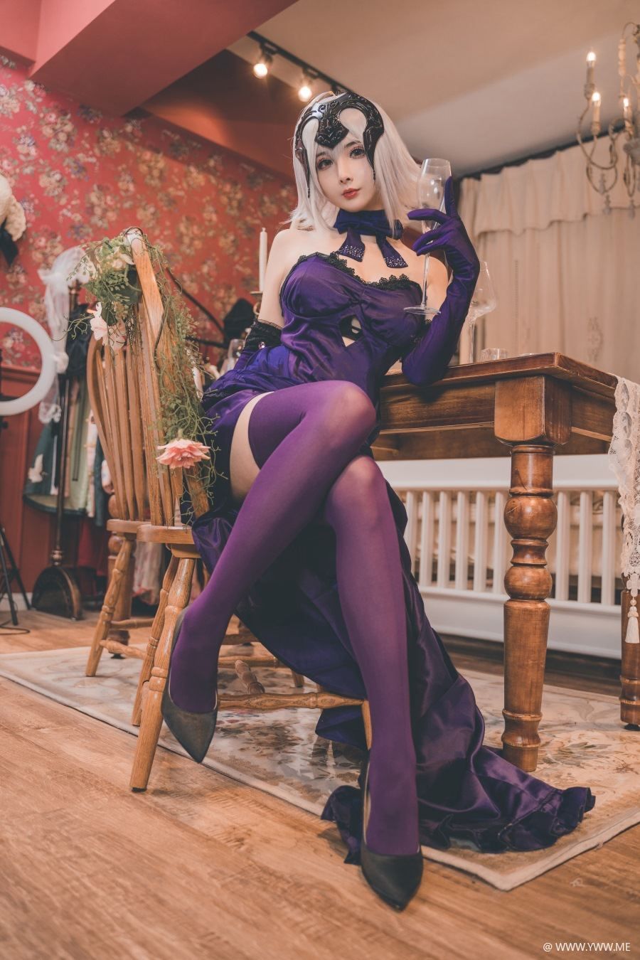 知名动漫Coser@rioko凉凉子 醉贞-像素点