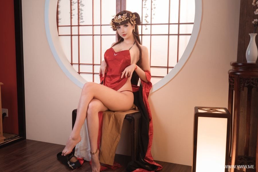 知名动漫Coser@rioko凉凉子 逸仙-像素点