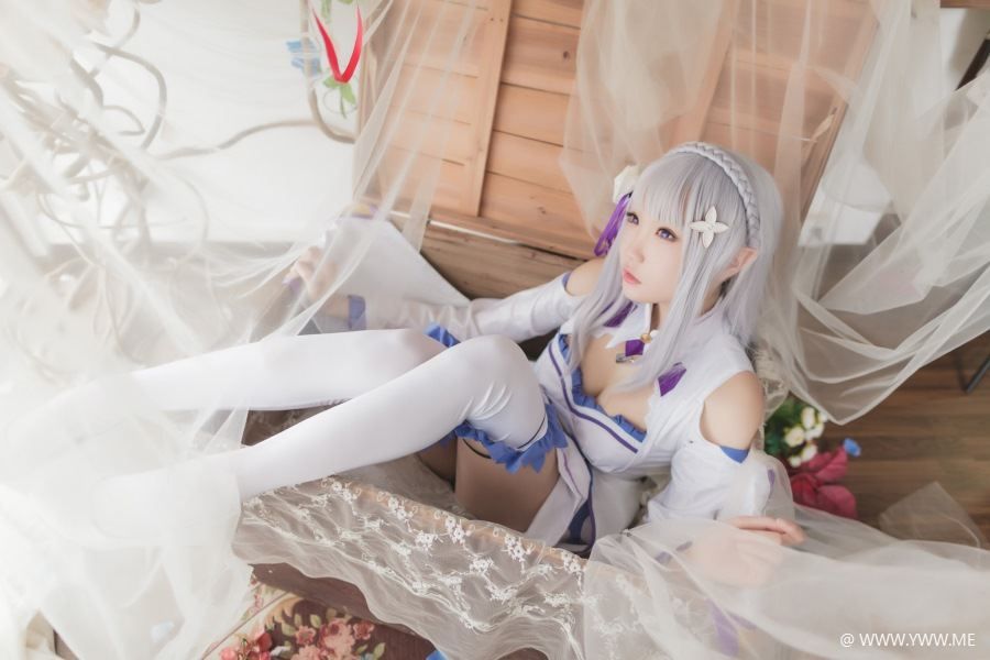 B站小姐姐@瓜希酱 – 艾米莉亚-像素点