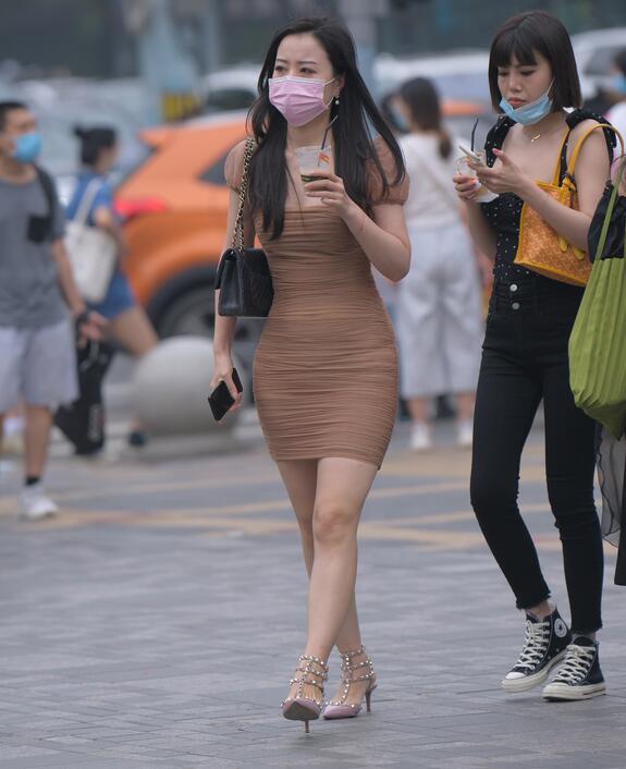 红石作品 – 性感包臀裙美女 写真