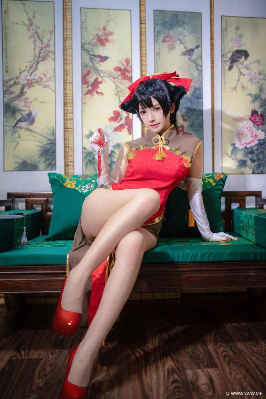 超人气Coser鳗鱼霏儿 – 碧蓝华裳 高雄-像素点