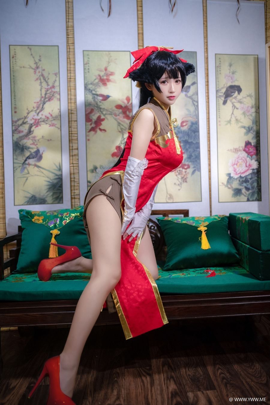 超人气Coser鳗鱼霏儿 – 碧蓝华裳 高雄-像素点