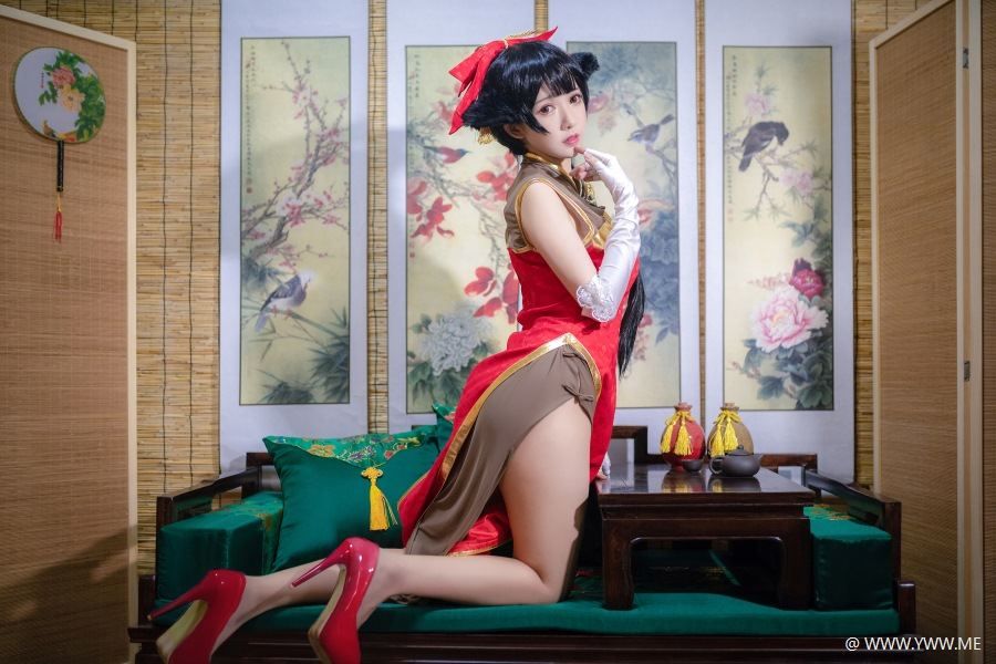 超人气Coser鳗鱼霏儿 – 碧蓝华裳 高雄-像素点
