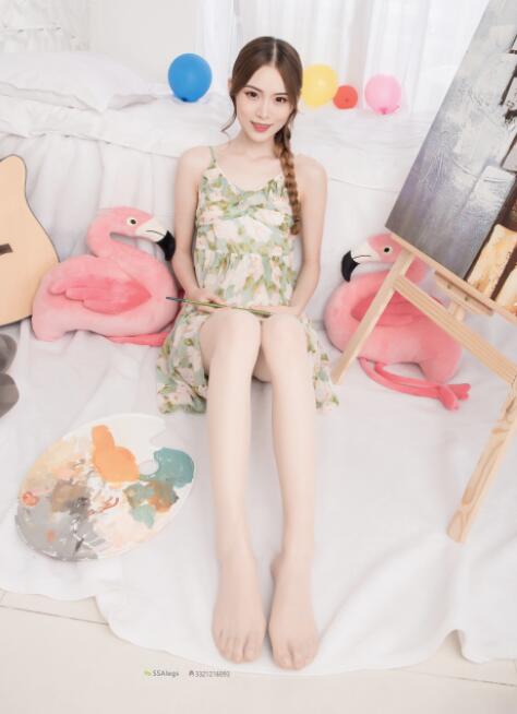 [SSA丝社] NO.022 琪琪 化身灵魂画师肉丝美足特写 超清版