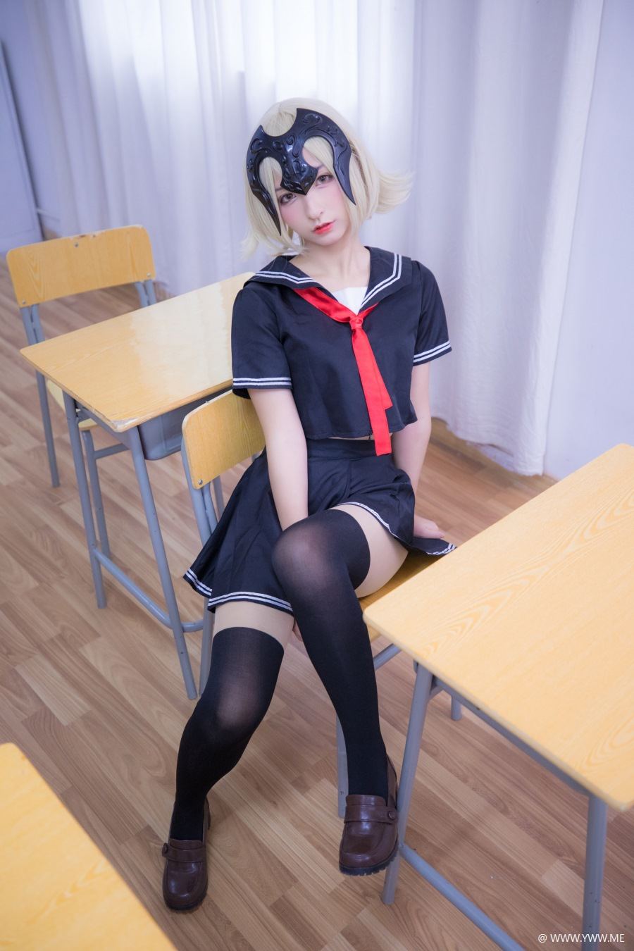 神楽坂真冬 – 放课后 – 黑贞德-像素点