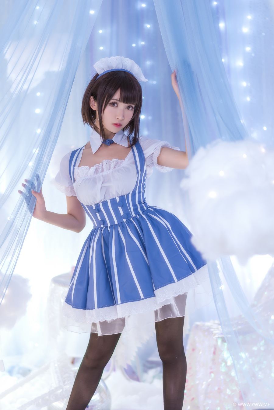 超人气Coser鳗鱼霏儿 – 加藤惠 女仆-像素点