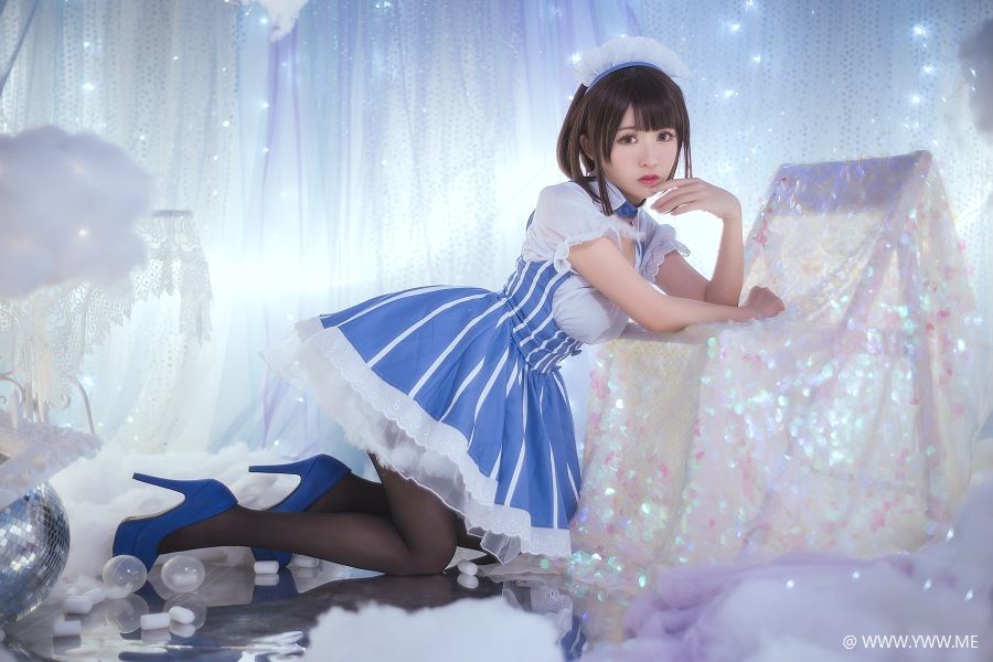 超人气Coser鳗鱼霏儿 – 加藤惠 女仆-像素点