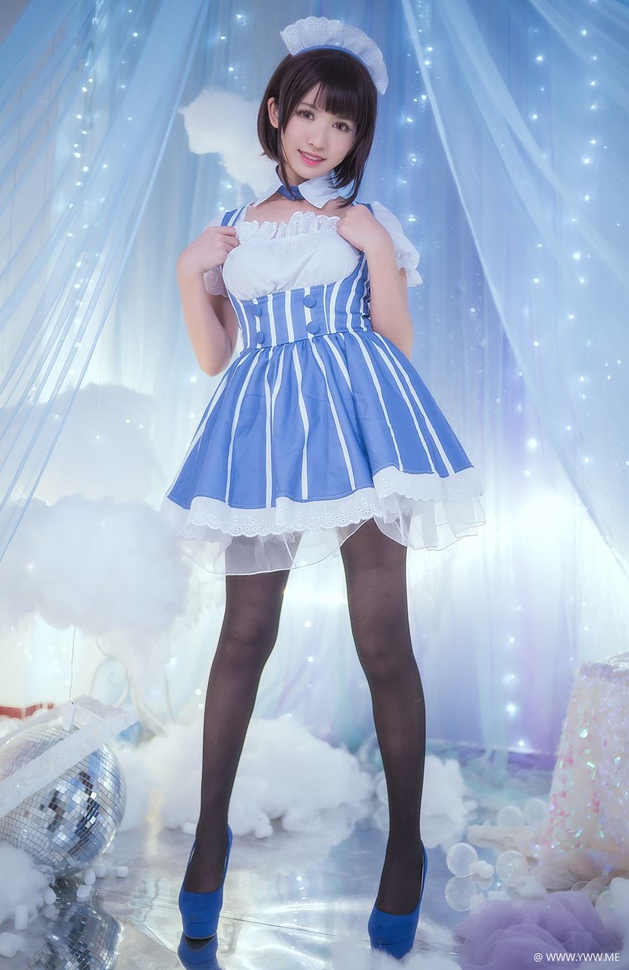 超人气Coser鳗鱼霏儿 – 加藤惠 女仆-像素点