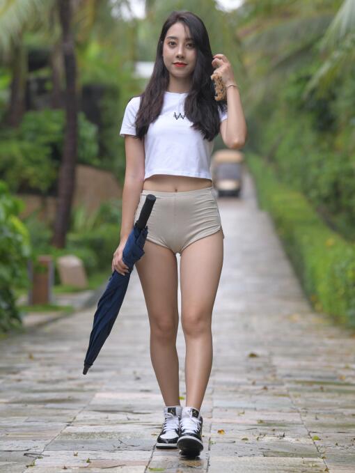 红石作品 – 海棠依旧旅拍 热裤女孩 写真+视频