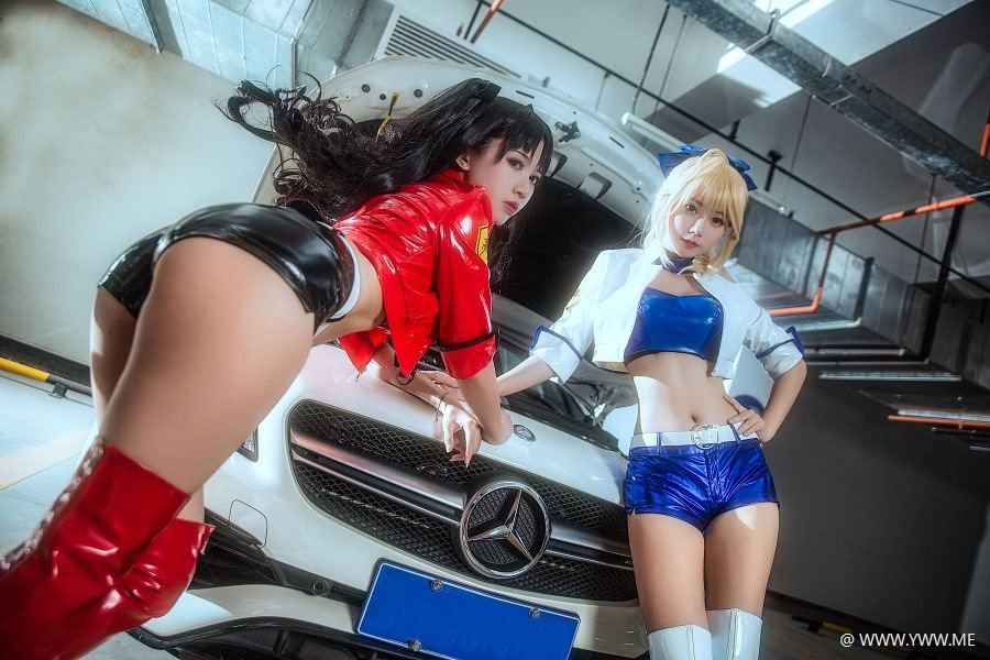 超人气Coser鳗鱼霏儿 – 鳗鱼霏儿-赛车-像素点