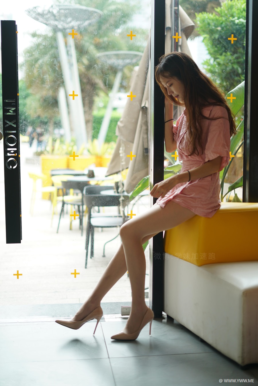 学妹加速跑 XM059《一身仙女味-盘盘》-像素点
