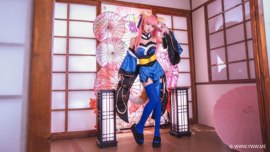 超人气Coser鳗鱼霏儿 – 玉藻前 初始-像素点