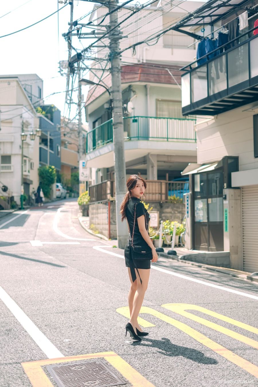 微博红人Coser@黑川 旗袍-像素点