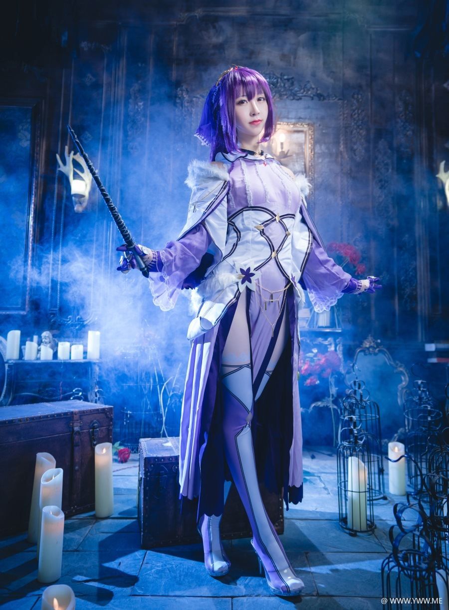 微博红人Coser@黑川 斯卡蒂-像素点