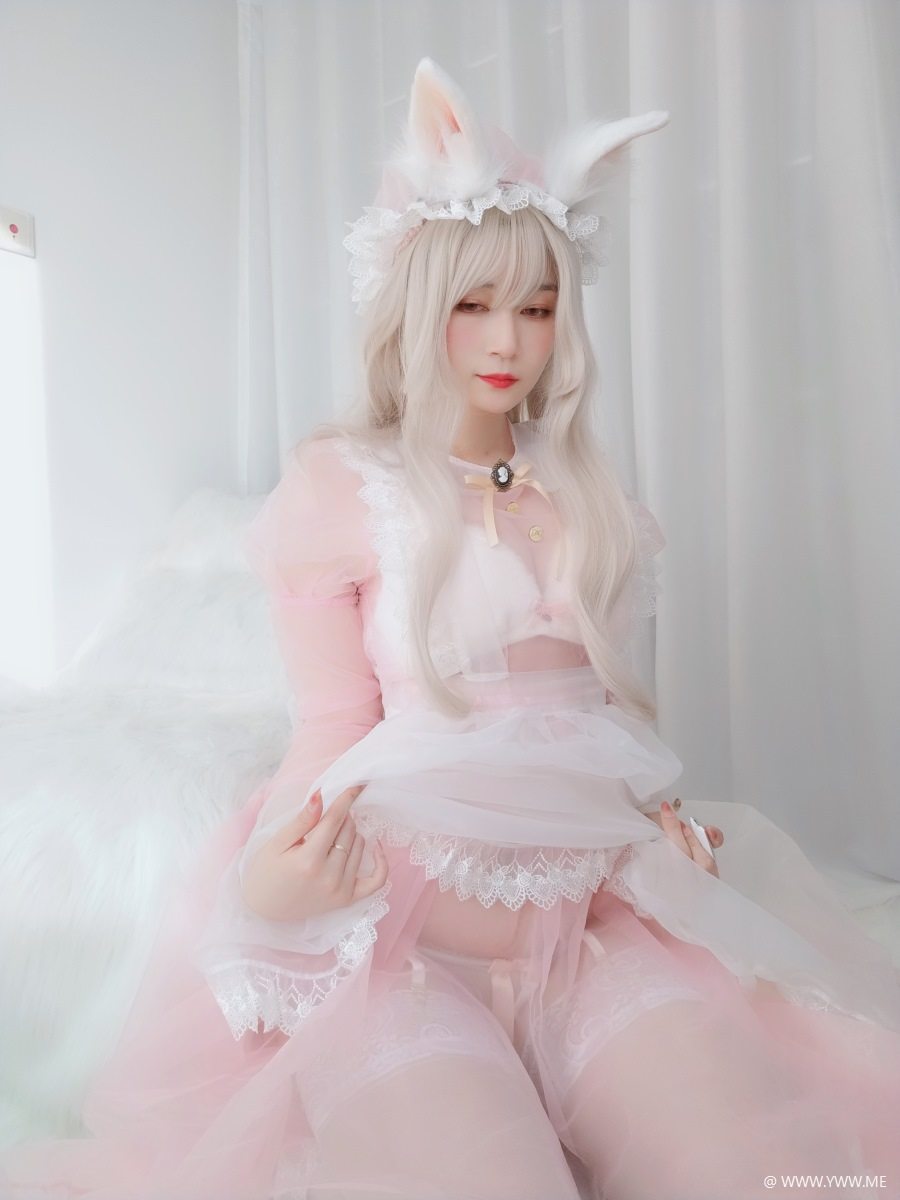 人气动漫Coser@白银81 女仆小兔子-像素点