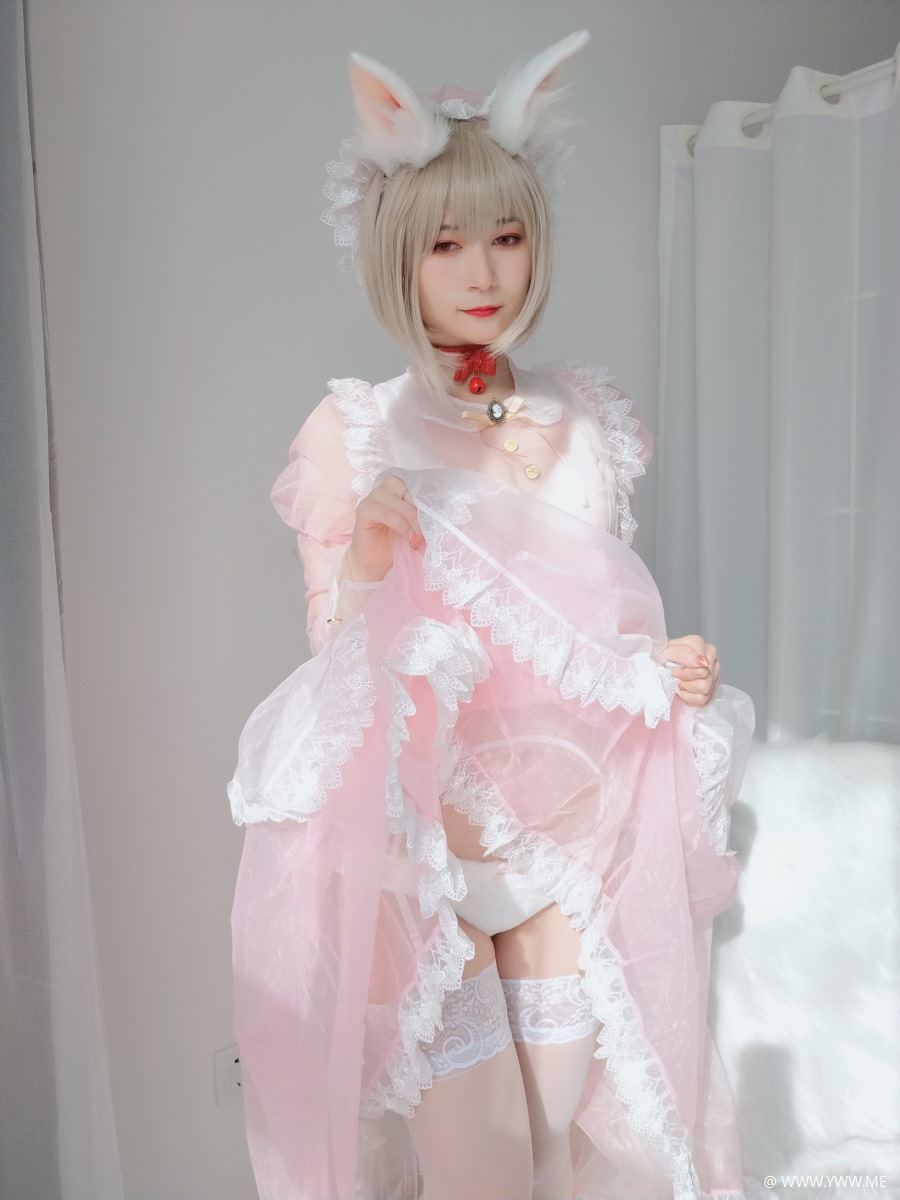 人气动漫Coser@白银81 女仆小兔子-像素点