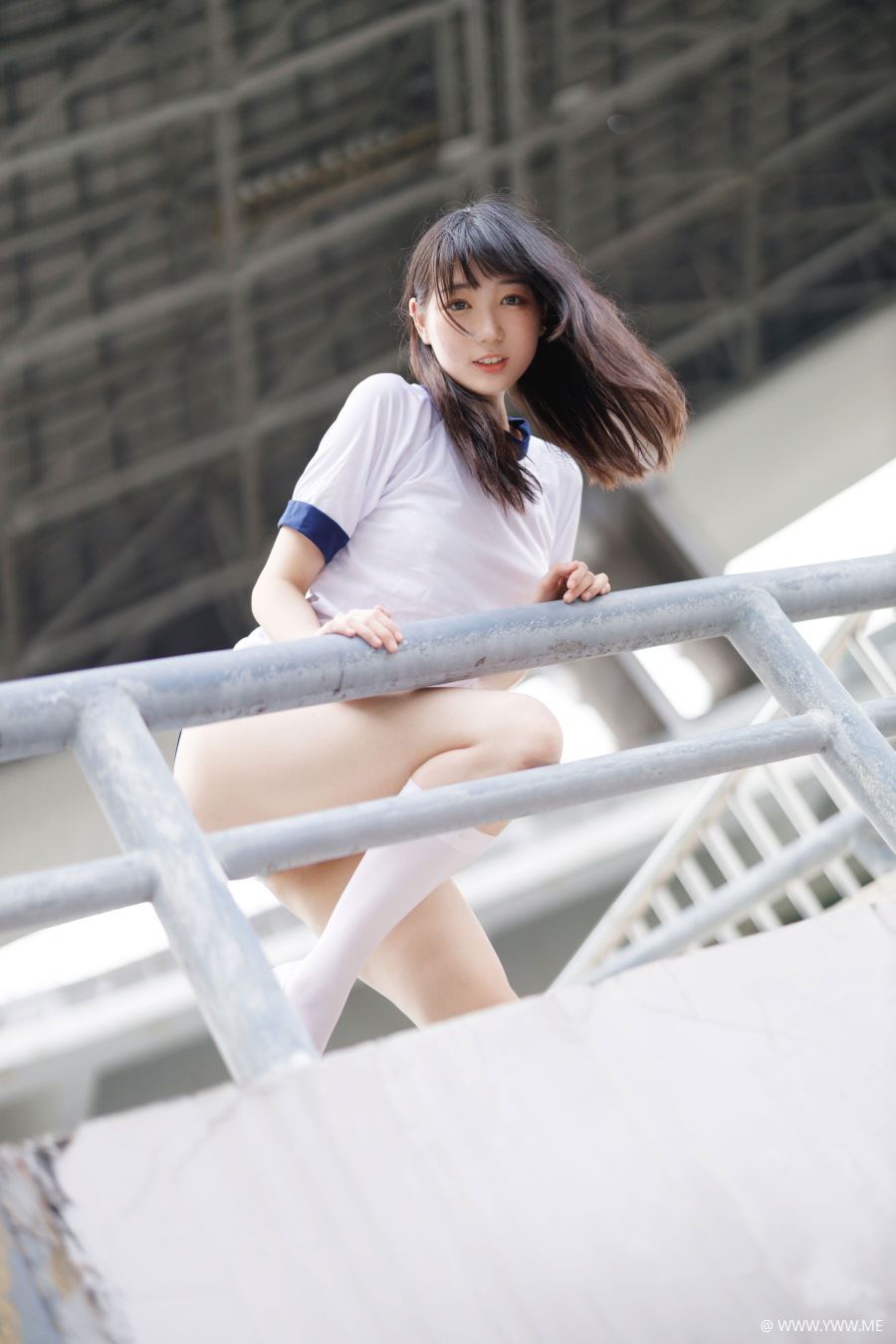 微博小姐姐 @周叽是可爱兔兔 体操服-像素点