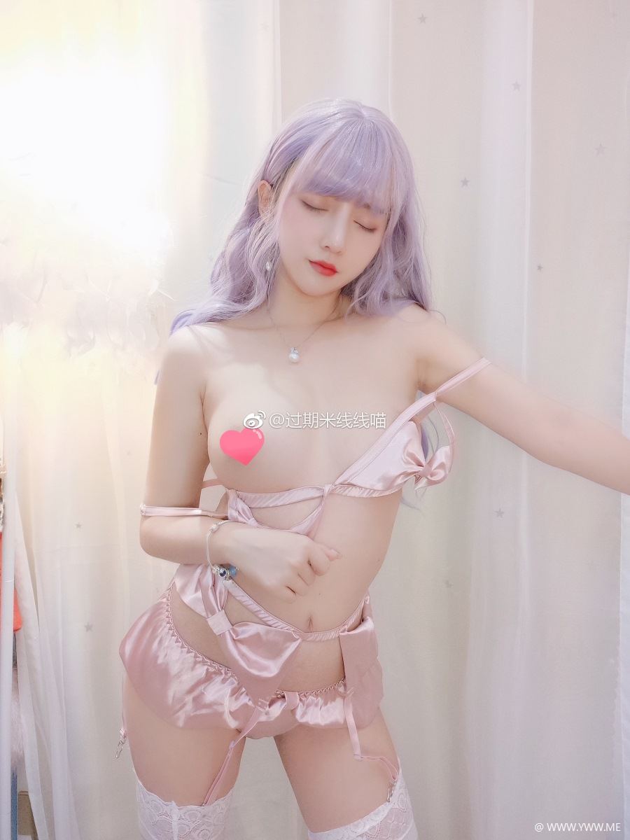 斗鱼主播@过期米线线喵 – 粉色有动态图-像素点