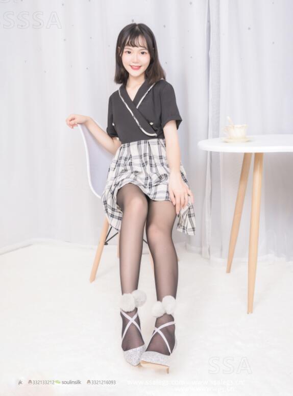 [SSA丝社] NO.261 阳阳 阳光少女的银色高跟鞋（上）超清版