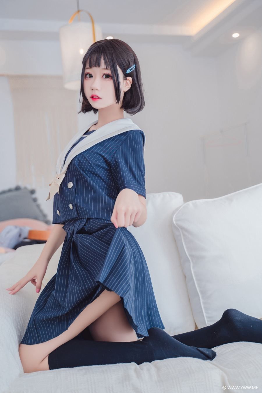 动漫博主@猫君君MaoJun – 清纯学妹-像素点