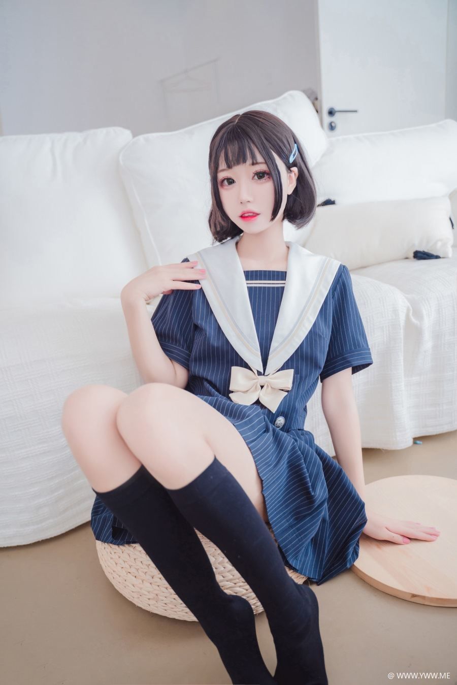 动漫博主@猫君君MaoJun – 清纯学妹-像素点