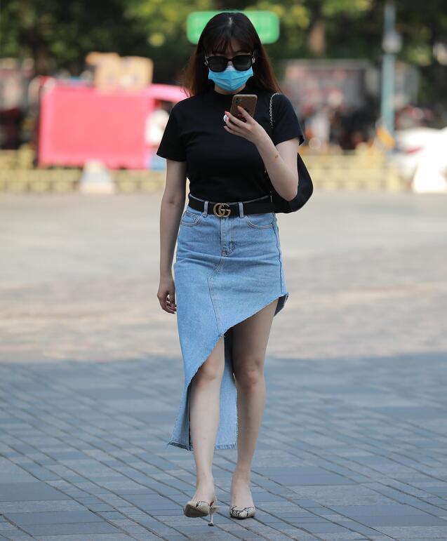四九城嘎子街拍作品 – 白嫩高跟美女 写真