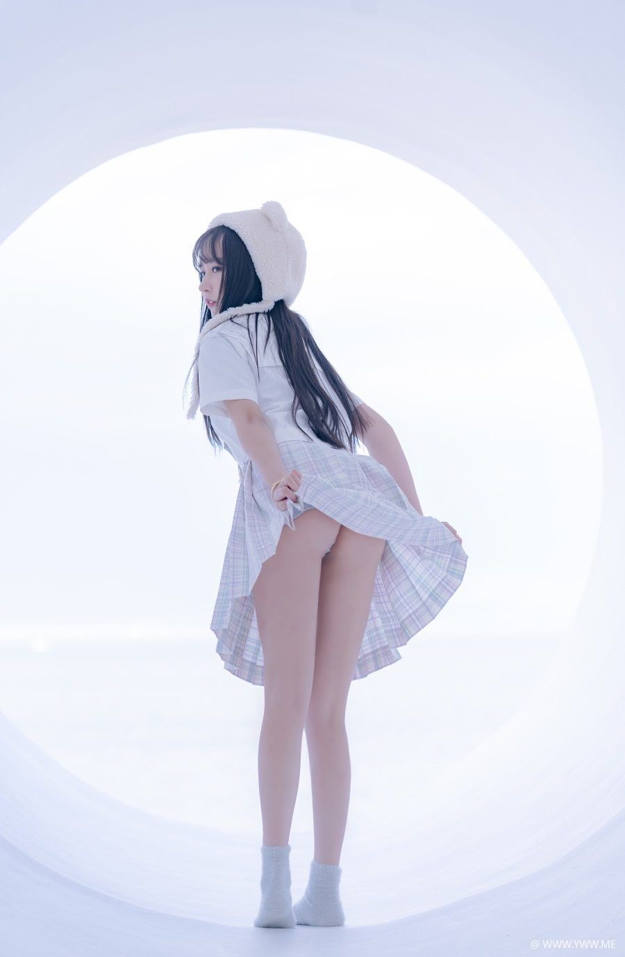 斗鱼主播@过期米线线喵 – 天台JK-像素点