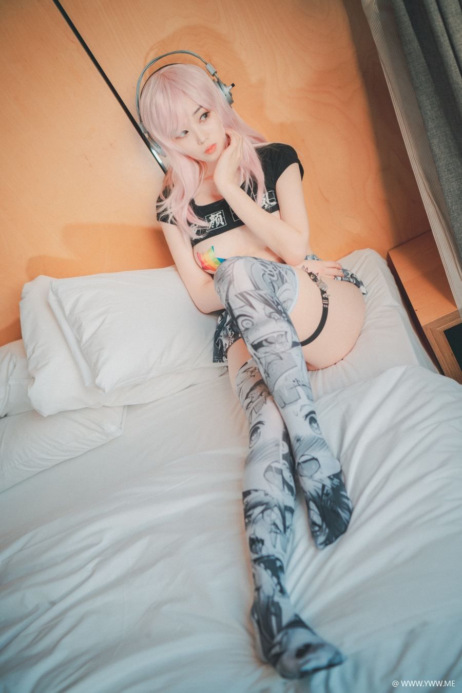 韩国妹子BamBi写真 – Sonico Micro-top-像素点