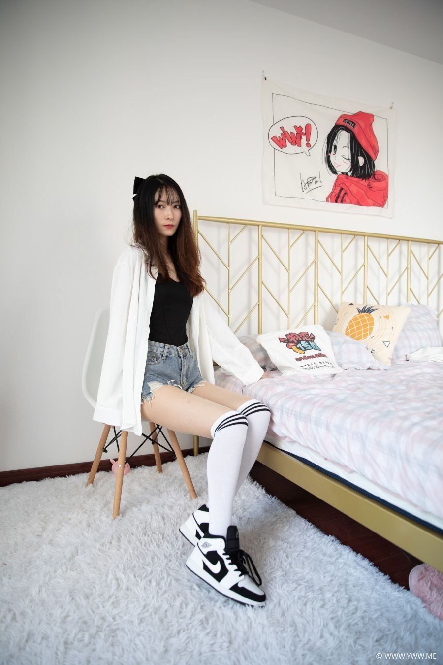 物恋传媒 NO.679 猫耳-白云朵朵-像素点