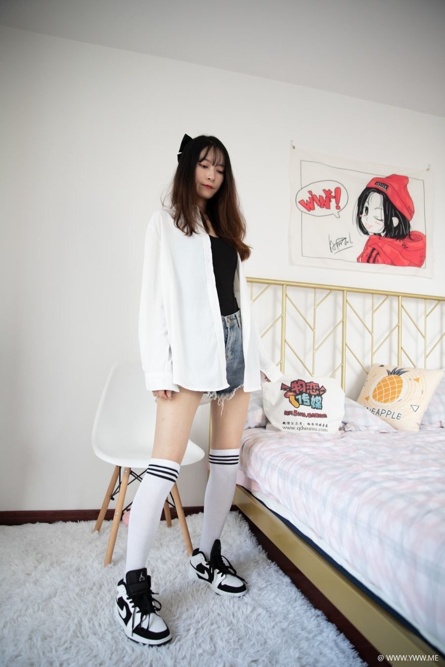 物恋传媒 NO.679 猫耳-白云朵朵-像素点