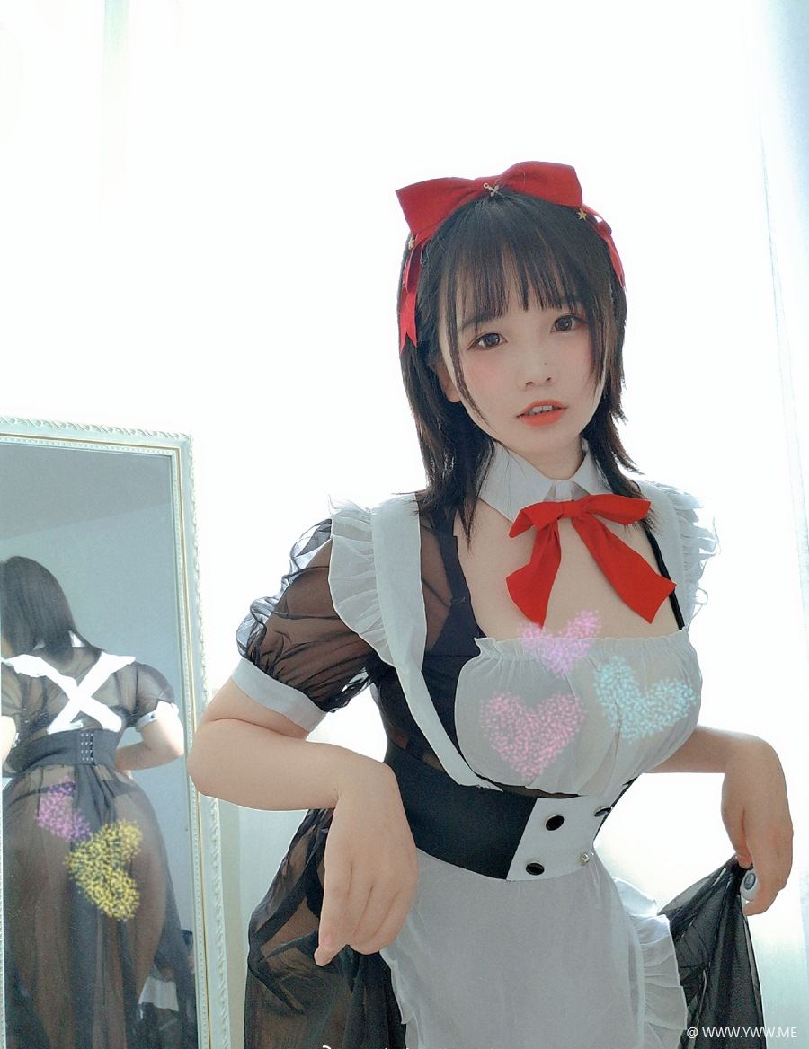 B站主播@阿半今天很开心 – 女仆-像素点