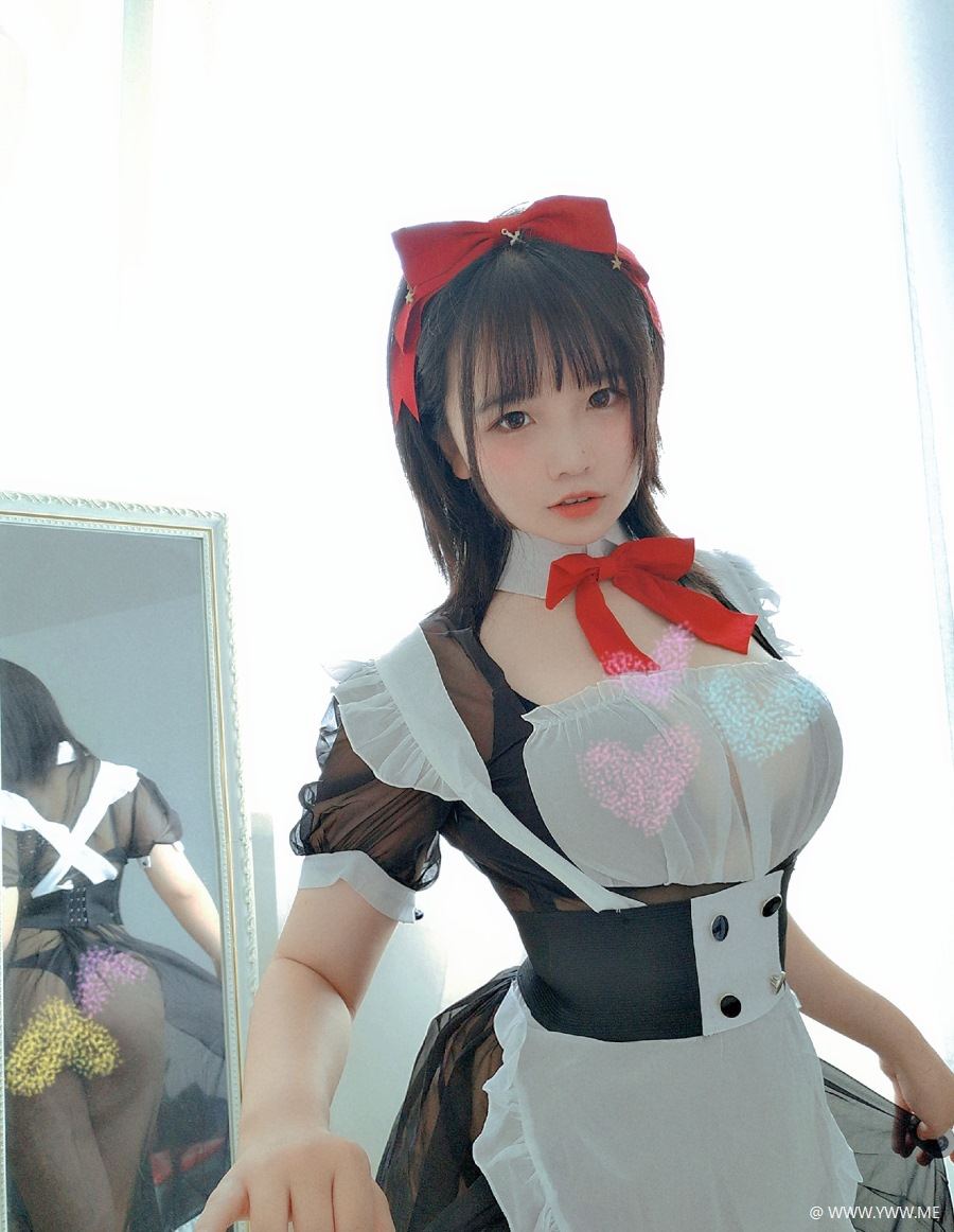 B站主播@阿半今天很开心 – 女仆-像素点