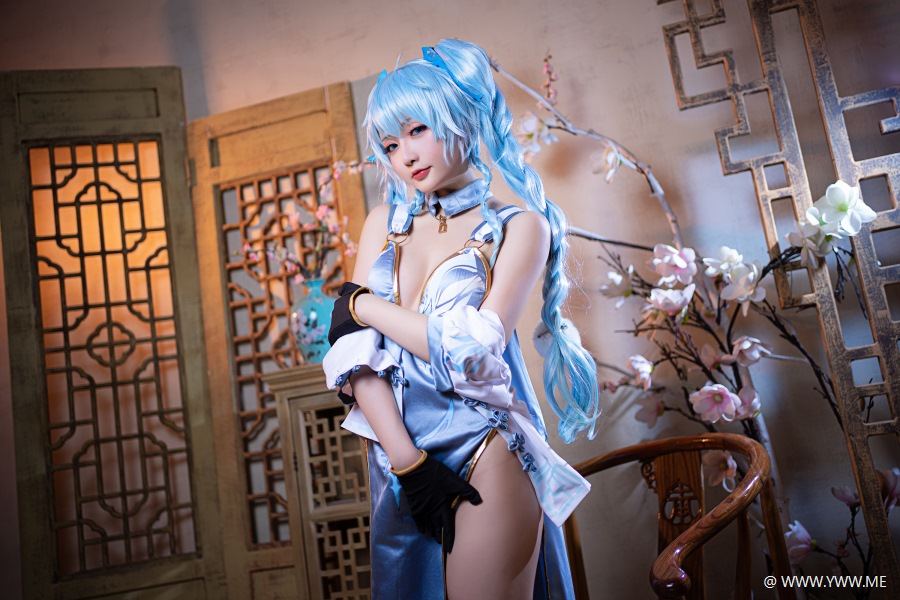 Coser小姐姐星之迟迟 VOL.055 秘密花园 PA15翠雀媚-像素点