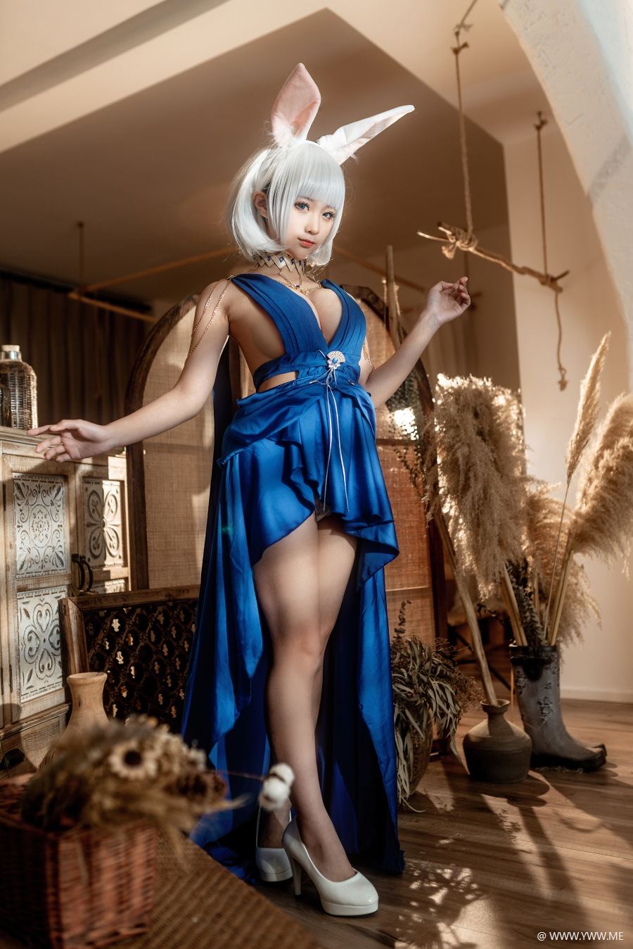 知名Coser@蠢沫沫 碧蓝航线 加贺-像素点