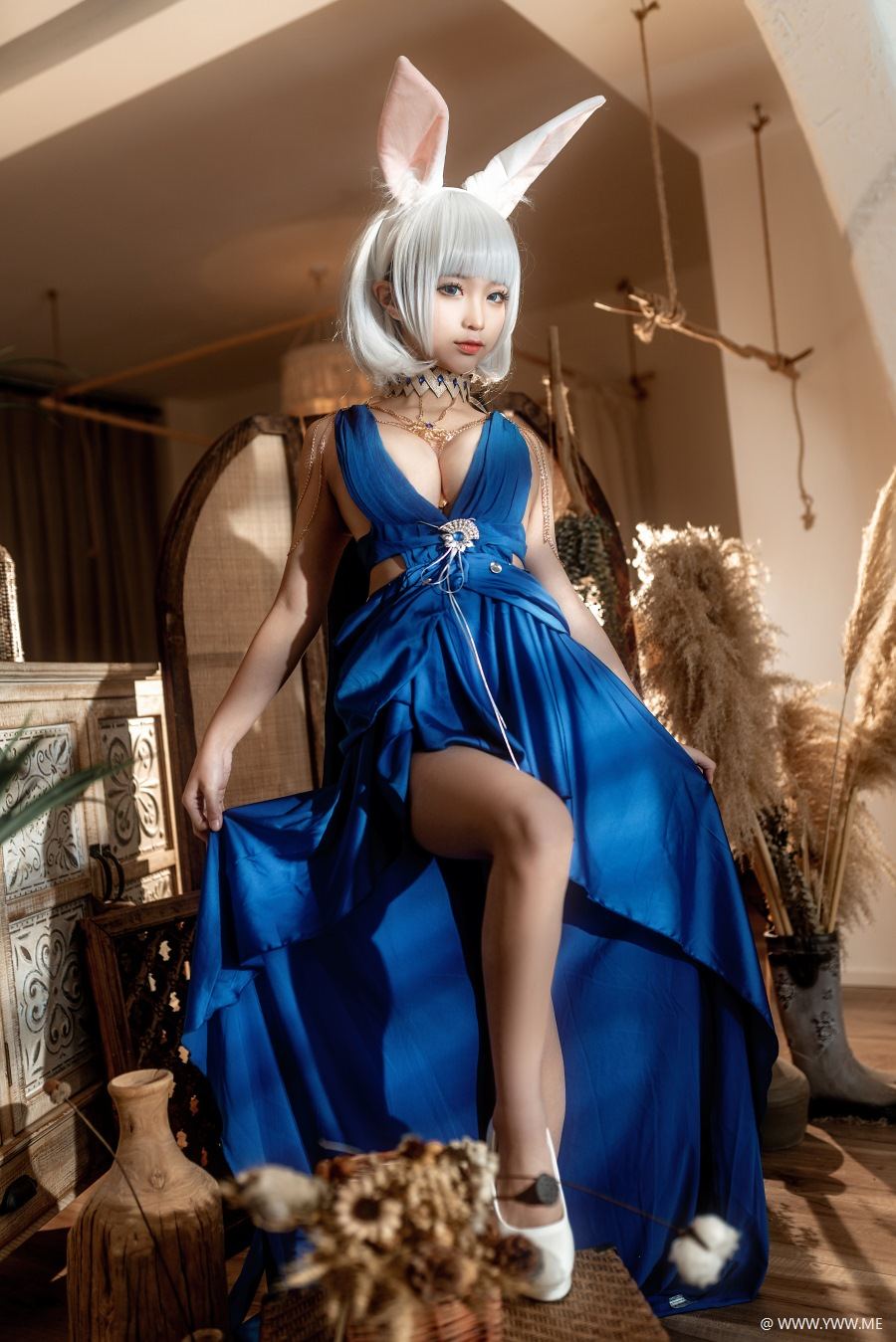 知名Coser@蠢沫沫 碧蓝航线 加贺-像素点