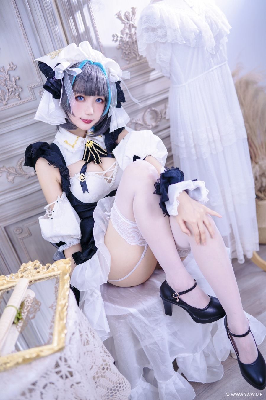 微博小姐姐 @周叽是可爱兔兔 柴郡猫猫-像素点