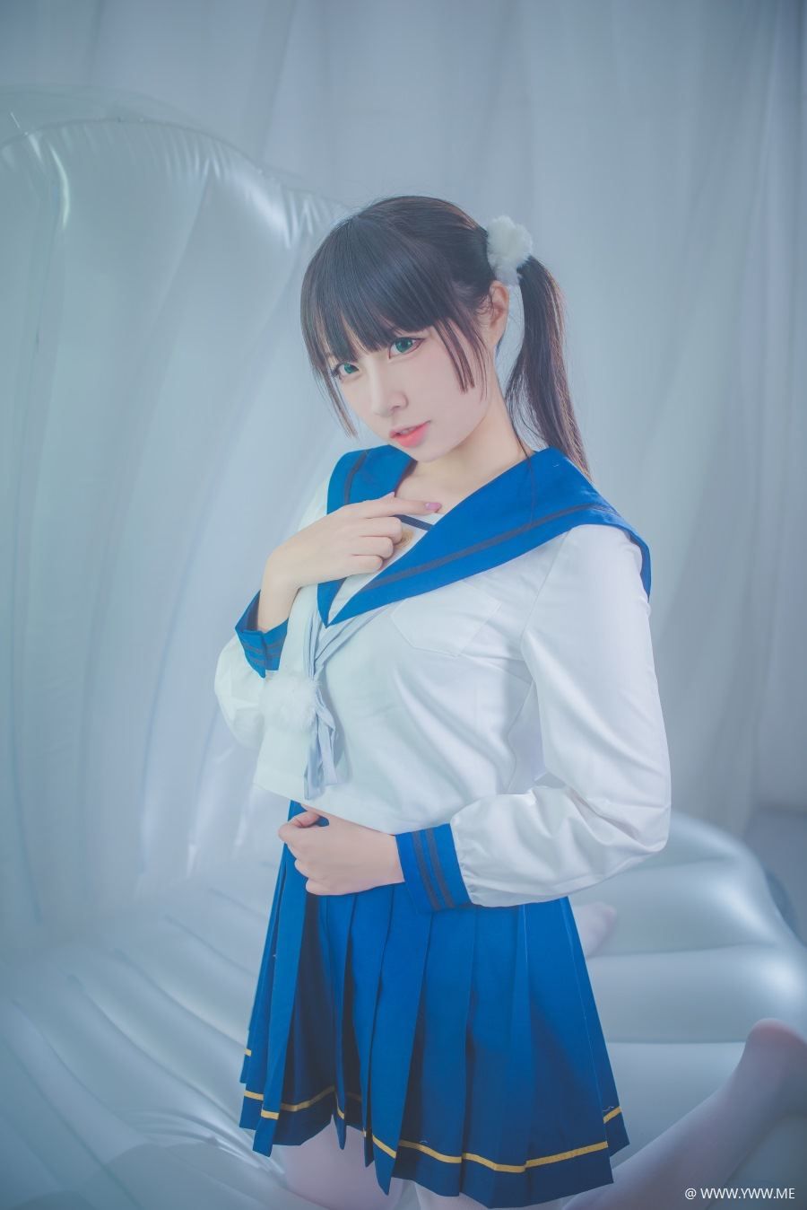 COS主播小姐姐@二佐Nisa 水手服-像素点
